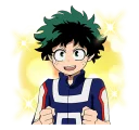😀 emoji My Hero Academia Telegram sticker 5 of 46