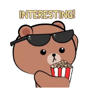 🐻 emoji 🍭Brownie x Andie @Mycute_stickers Telegram sticker 7 of 25