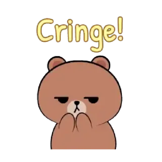 🐻 emoji 🍭Brownie x Andie @Mycute_stickers Telegram sticker 21 of 25
