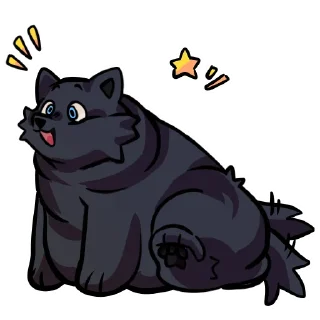 Sticker from Meph the Blubberwuff (@fatmephy - Owner)