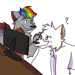 Sticker from Many The Wolf Reloaded