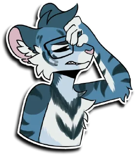 😑 emoji Taiga Tiger Telegram sticker 10 of 68