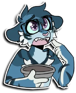 👅 emoji Taiga Tiger Telegram sticker 15 of 68