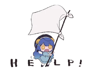 🏳️ emoji 阿喵喵捏（能动ver) Telegram sticker 7 of 32