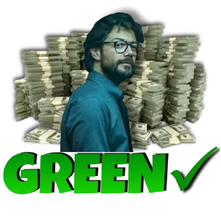 ✅ emoji El Professor Telegram sticker 18 of 20