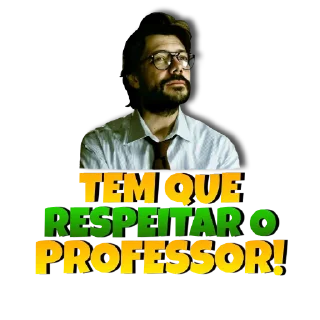 😎 emoji El Professor Telegram sticker 17 of 20