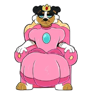 😐 emoji Princess Reese Telegram sticker 12 of 119