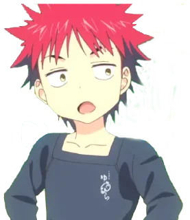 😯 emoji Shokugeki no souma KW Telegram sticker 16 of 44