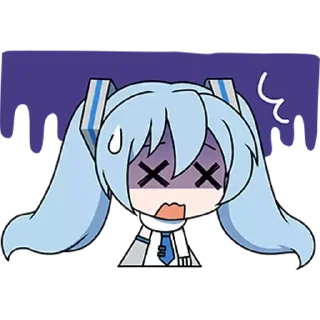 😳 emoji Miku Telegram sticker 12 of 40
