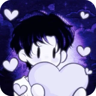 💜 emoji KinoviPurple02 Telegram sticker 6 of 105