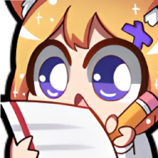 ✍️ emoji Vtubers Telegram sticker 6 of 60