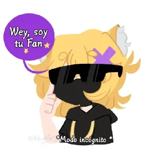 😎 emoji Vtubers Telegram sticker 23 of 60