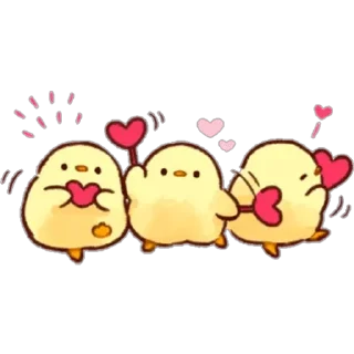 💕 emoji POLLITOS - [Instagram: @WiStickers] Telegram sticker 9 of 24