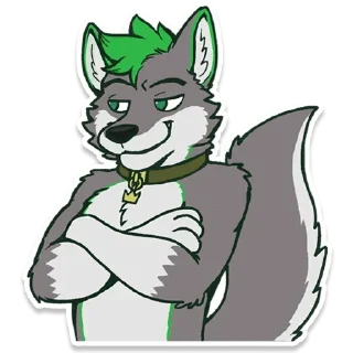 😏 emoji Rey Wolynx Telegram sticker 13 of 68