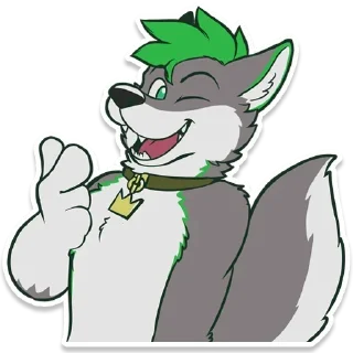 😉 emoji Rey Wolynx Telegram sticker 3 of 68