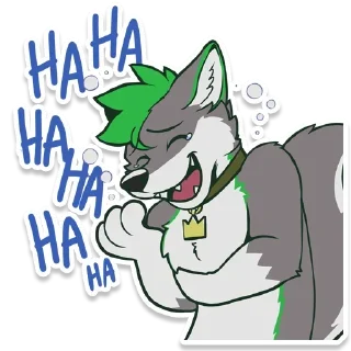 🤣 emoji Rey Wolynx Telegram sticker 4 of 68