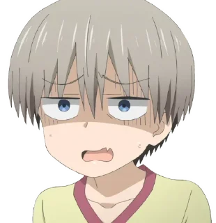 😑 emoji Uzaki-chan Telegram sticker 9 of 60