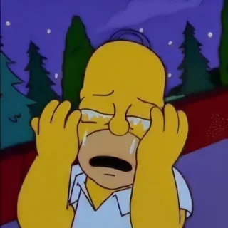 Sticker from homer simpson mood by @lov7ly