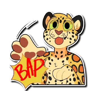 💥 emoji Leopard Telegram sticker 19 of 30