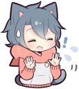 😓 emoji Ash Kitten (2) Telegram sticker 8 of 77