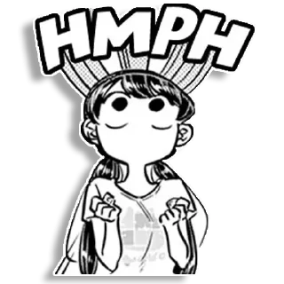 😶 emoji Komi-san Telegram sticker 21 of 30
