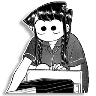 😶 emoji Komi-san Telegram sticker 24 of 30