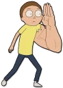 Sticker from Rick and Morty