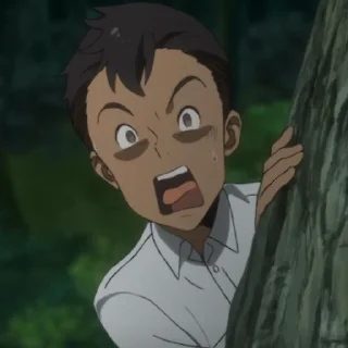 😨 emoji Yakusoku no Neverland Telegram sticker 21 of 27