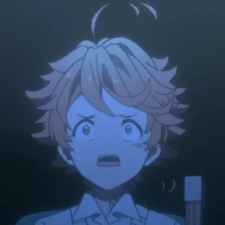 😨 emoji Yakusoku no Neverland Telegram sticker 11 of 27