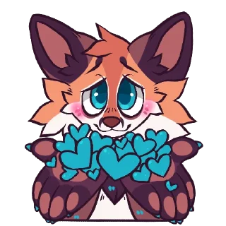 🥰 emoji Wilde Fox Telegram sticker 10 of 80