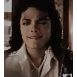 😏 emoji Michael Jackson Telegram sticker 19 of 100