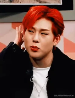😠 emoji Jooheon 🦊 @mwtade Telegram sticker 17 of 50