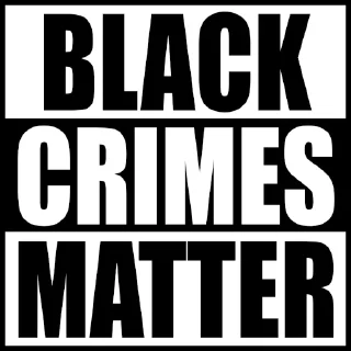 🐒 emoji Black Crimes Matter Telegram sticker 14 of 30