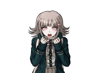 😁 emoji nanami chiaki Telegram sticker 10 of 46