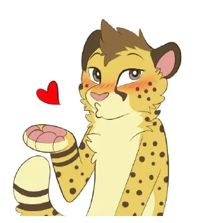 😘 emoji Chirpy Cheetah Telegram sticker 17 of 56