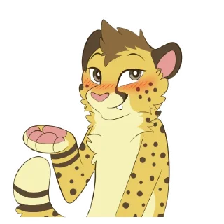 😉 emoji Chirpy Cheetah Telegram sticker 22 of 56