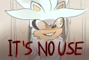 Sticker from Silver the Hedgehog @BigRedRidingHood
