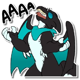 😤 emoji Night Fury Ed Telegram sticker 21 of 120
