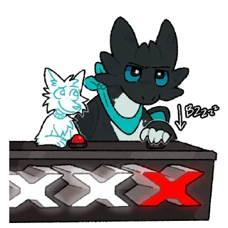 ❌ emoji Night Fury Ed Telegram sticker 16 of 120