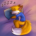 💤 emoji Huk the Fox Telegram sticker 16 of 17