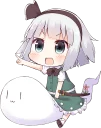 Sticker from Cham's Ghost Gal | @ChamChan