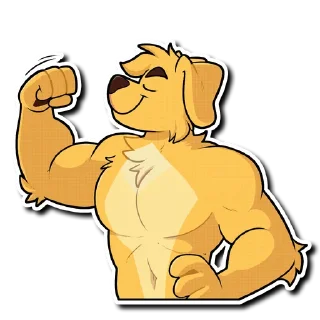 💪 emoji Chase Telegram sticker 11 of 86