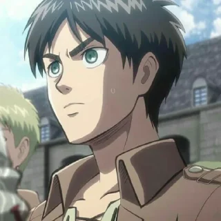 😶 emoji @stikersw_w Shingeki no Kyojin Telegram sticker 23 of 90