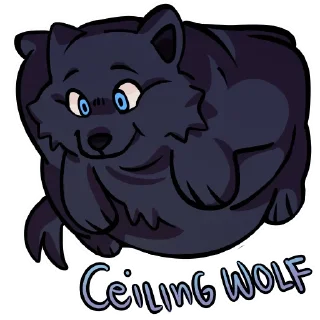 🙃 emoji Meph the Blubberwuff (@fatmephy - Owner) Telegram sticker 2 of 45