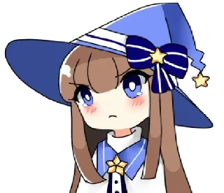 😕 emoji Cute Witch • @xxyuji Telegram sticker 19 of 32