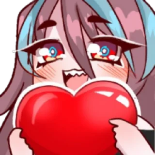 ❤️ emoji Vtubers Telegram sticker 11 of 60
