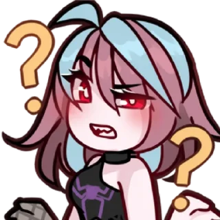 🤔 emoji Vtubers Telegram sticker 15 of 60