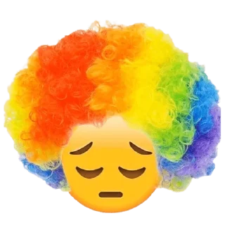 🤡 emoji CLOWNS - [Instagram: @WiStickers] Telegram sticker 21 of 30