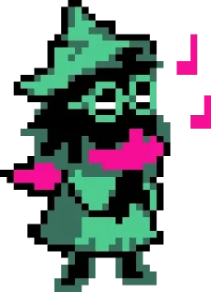 🎵 emoji Ralsei Sprites Telegram sticker 18 of 95