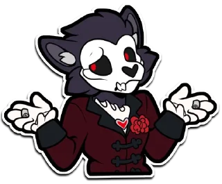 🤷 emoji Bastille the Butler by Scarf Shepherd Telegram sticker 11 of 56